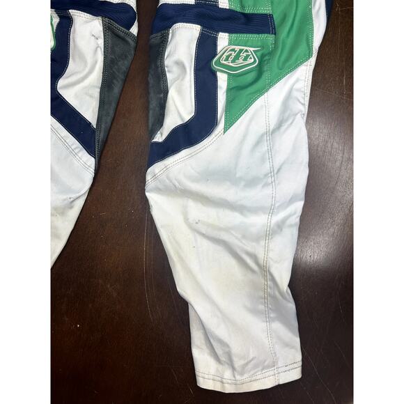 VTG 90s/Y2K Troy Lee Designs Green Motocross ATV Pants Racing Performance Gear - Picture 15 of 16